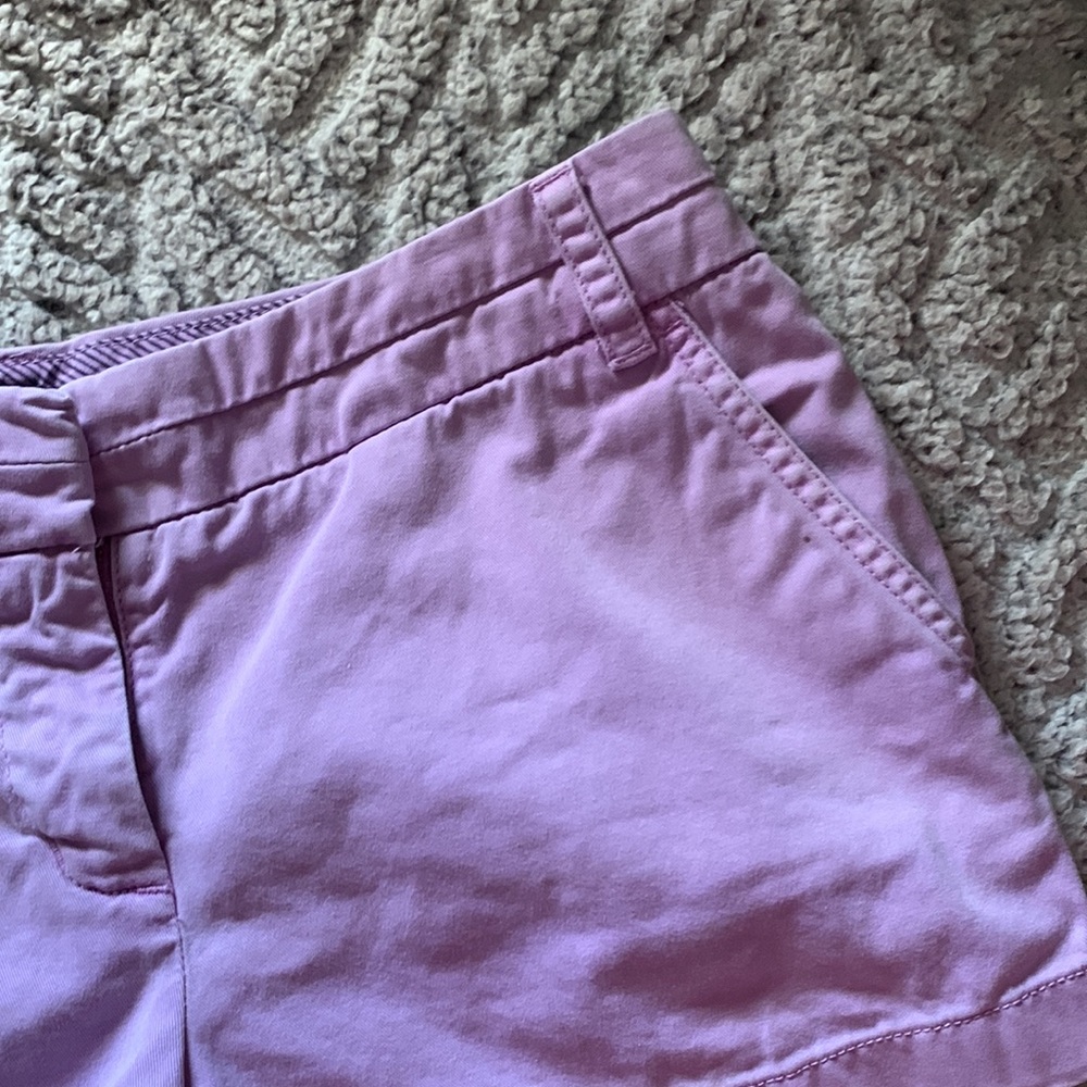 J. Crew Chino Shorts — Lavender — Size 6 - Picture 3 of 5